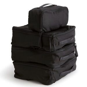 Vera Bradley Packing Cube Set Moonless Night 4 Piece Packing Cubes Ripstop